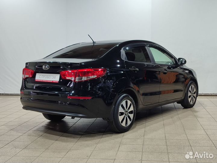 Kia Rio 1.6 МТ, 2016, 121 433 км