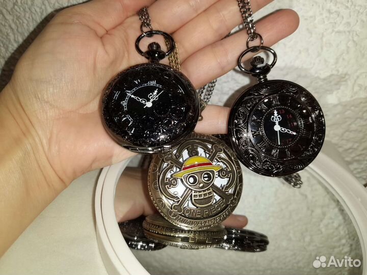 Коллекционные карманные часы на цепоке