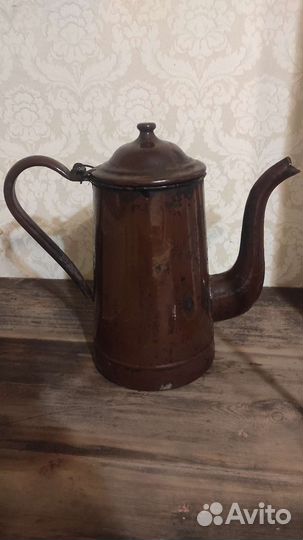 Кофейник эмалированный СССР