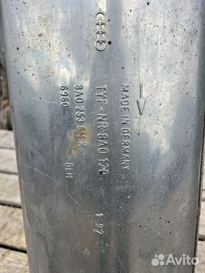 Глушитель Audi 80 B4 1.9 TDI 1Z 8A0253611K