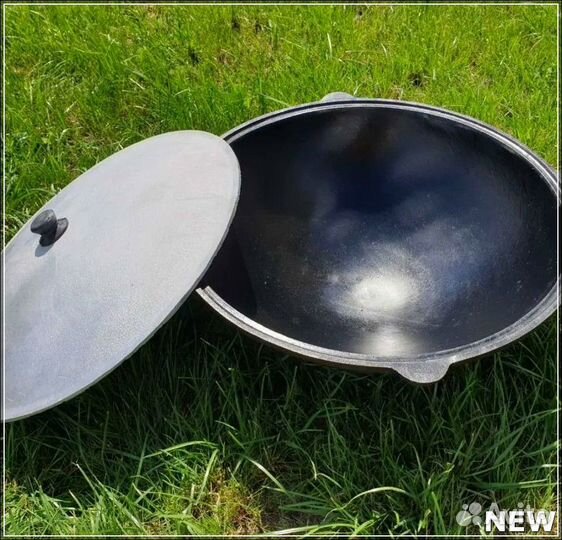 Чугунный узбекский казан новый