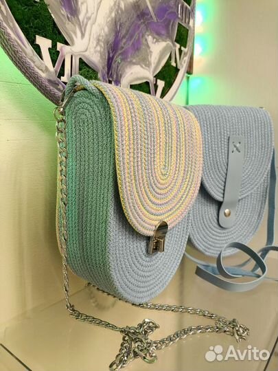 Сумка ручной работы из шнура
