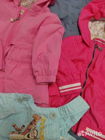 Вещи на девочку пакетом 68-80