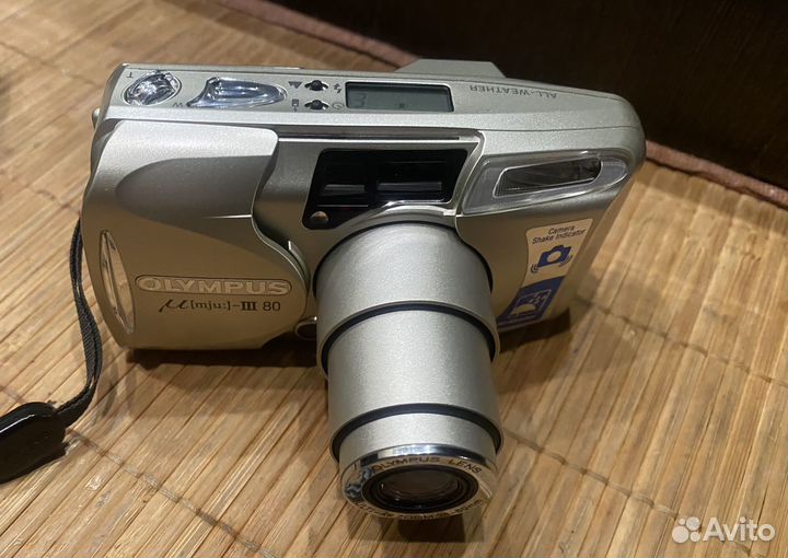 Плёночный фотоаппарат olympus mju-lll 80