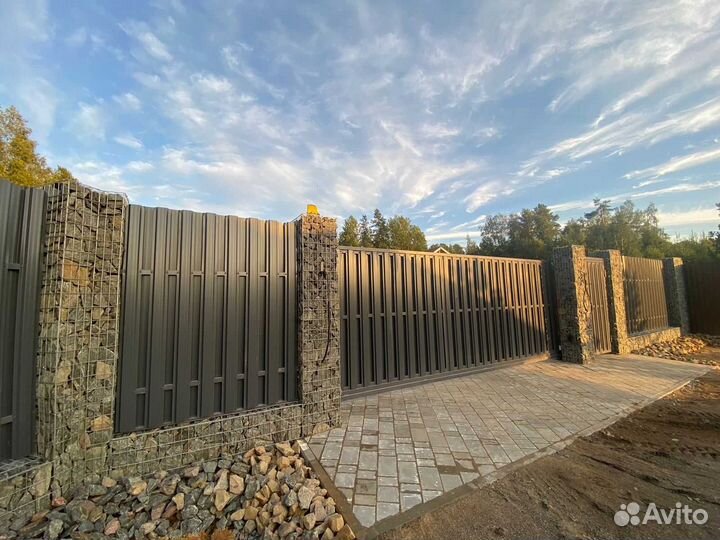 Подпорные стены / Габионы / Колонна 100х50