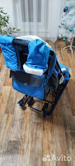 Детские санки коляска бу