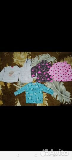 Вещи пакетом на девочку 68-74