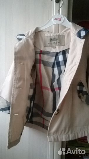 Продам фирменный плащ для девочки