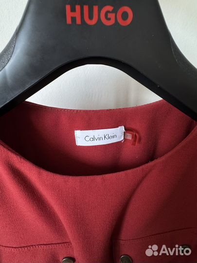 Calvin klein платье красное. Оригинал