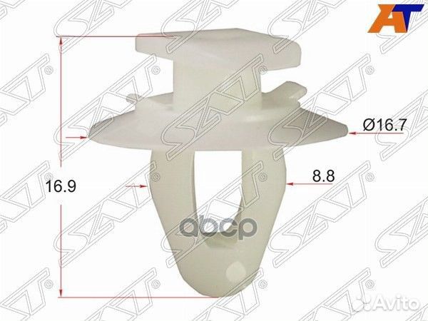 Клипса молдинга (1 шт.) stm11451 Sat