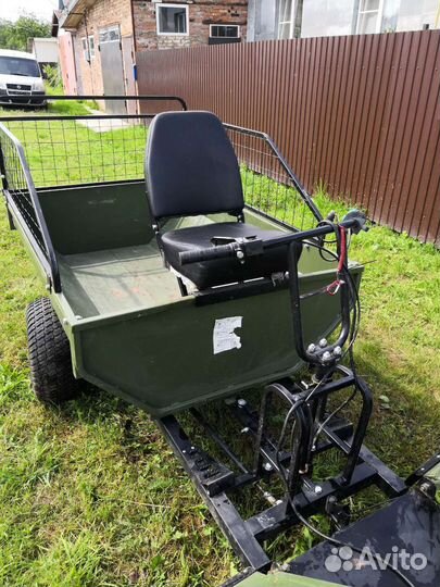 Мото буксировщик Бурлак-М гризли