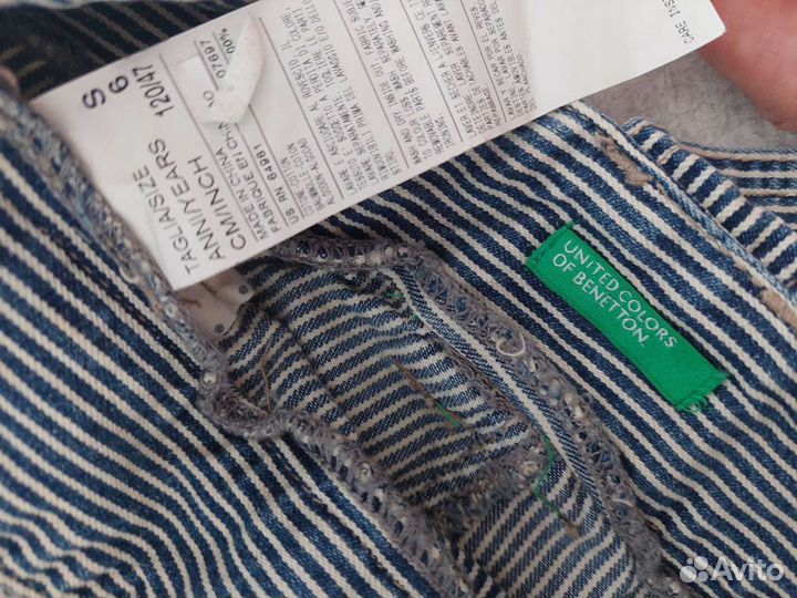 Шорты-Комбинезон benetton на девочку 120см