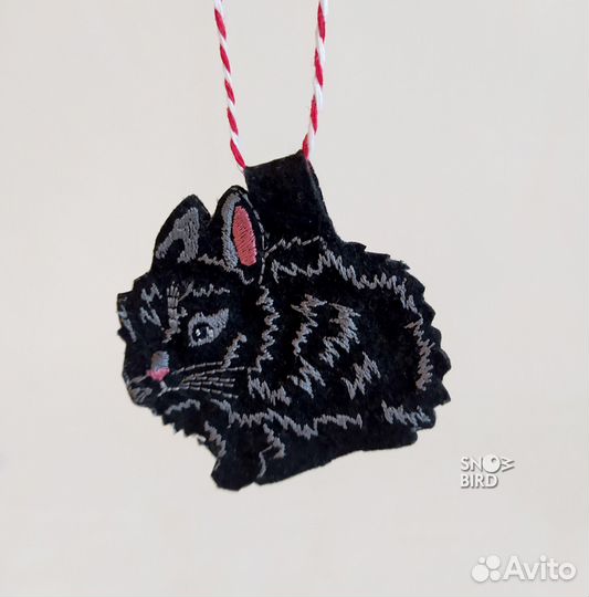 Подвеска из фетра, брелок Кролик, декор