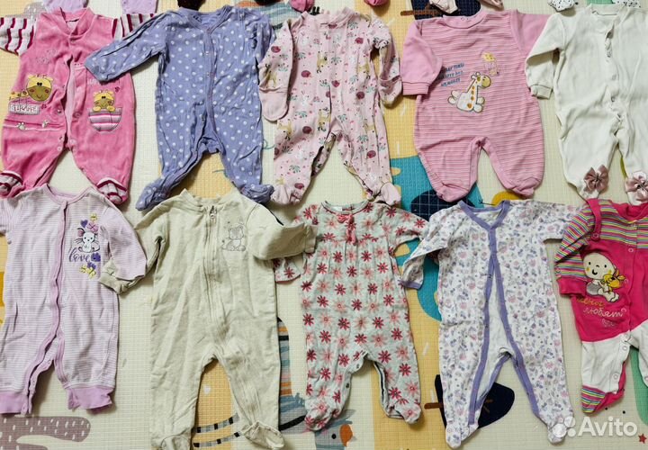 Комбинезоны нательные для девочки 56-62-68