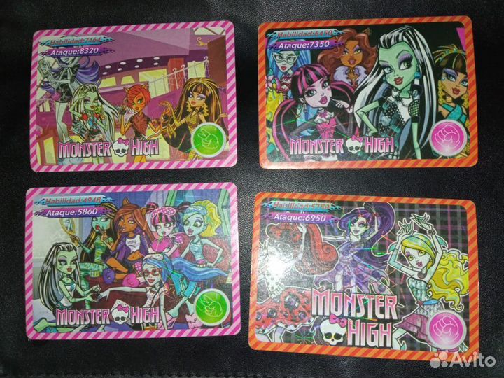 Коллекционные карточки Монстерхай