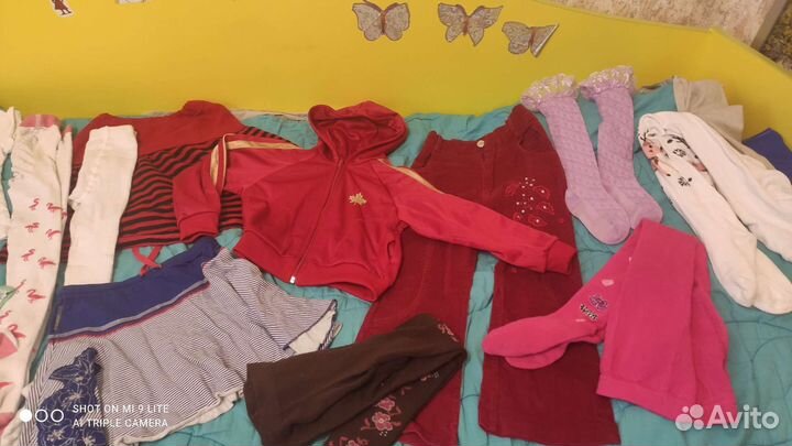 Вещи пакетом на девочку 4-6 лет