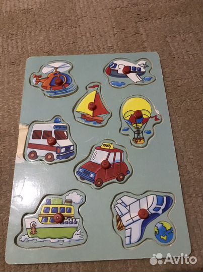 Деревянные пазлы