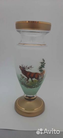 Ваза Crystal Art (Чехия) серия Охота (GGI)