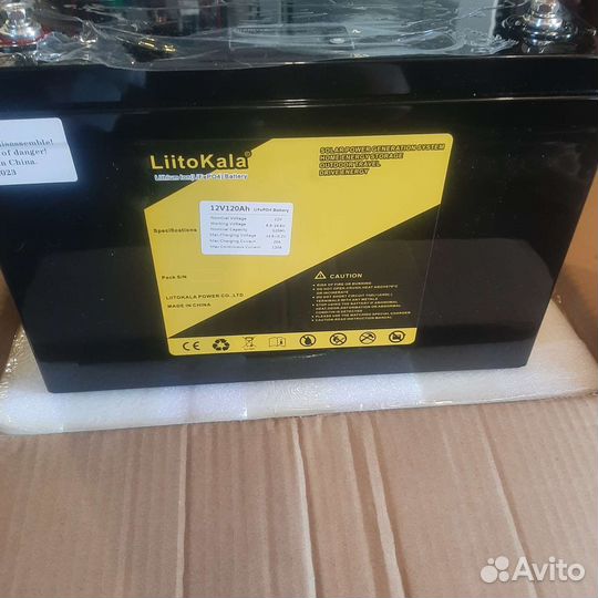 Аккумулятор литий железо фосфатный 120 а.ч