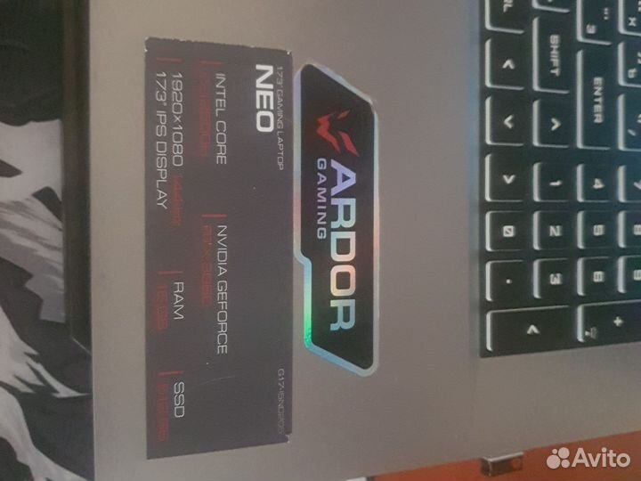 Ardor gaming ноутбук