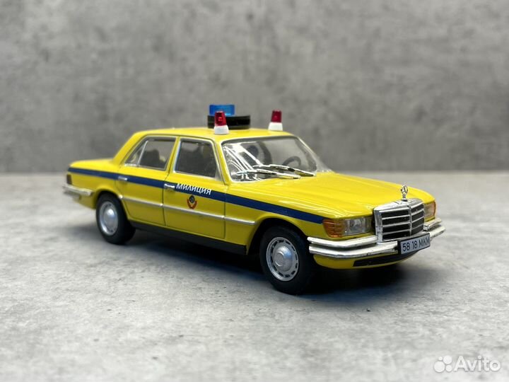 Модель Mercedes-benz 450 SEL W116 Милиция 1:43