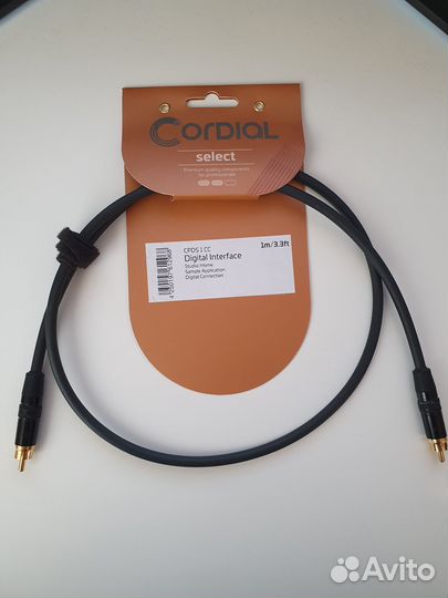 Cordial cpds1 CC S/pdif Interface Cable (1 метр)