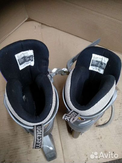 Роликовые коньки 35 38 детские
