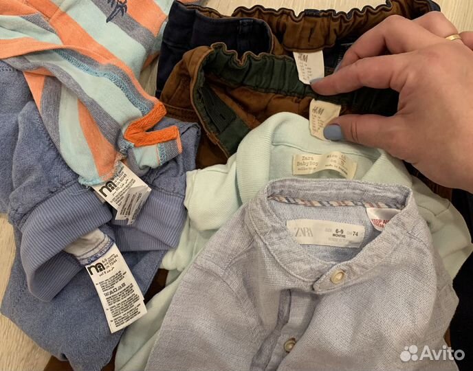 Детские вещи 74 Zara, HM, Mothercare