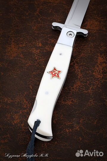 Нож Финка нквд складная сталь булат полированный н