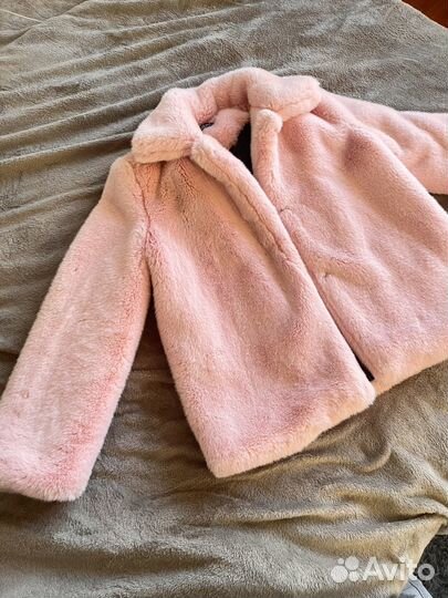 Шубка розовая