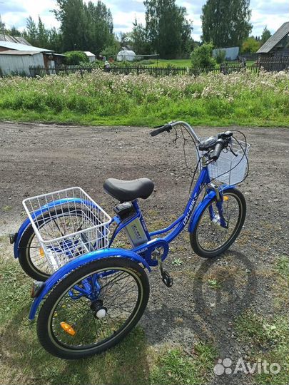 Электровелосипед трехколесный новый