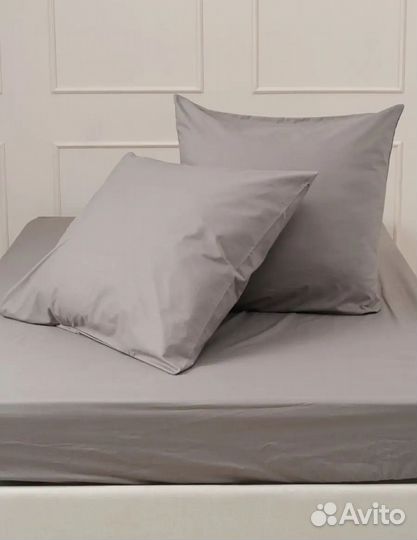 Наволочка 70х70. Серая и Серо-голубая