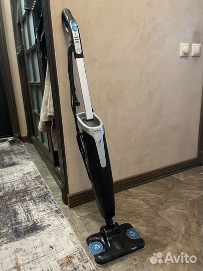 Паровая швабра Tefal VP6555, черный/голубой