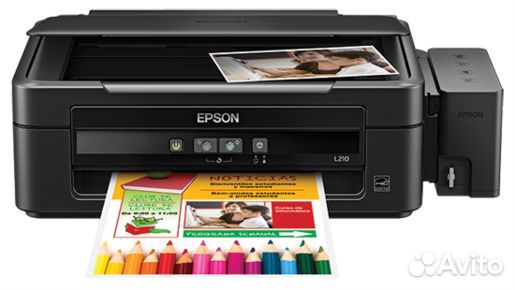 Принтер с мфу струйный Epson L210