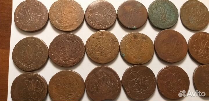 Подборка гуртовых двушек 18 века