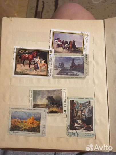 Марки советские и иностранные