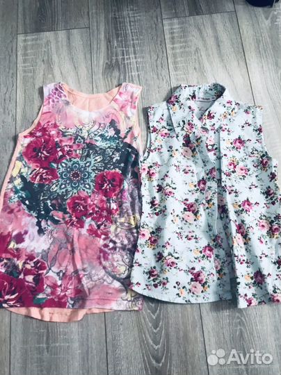 Вещи пакетом на девочку 140