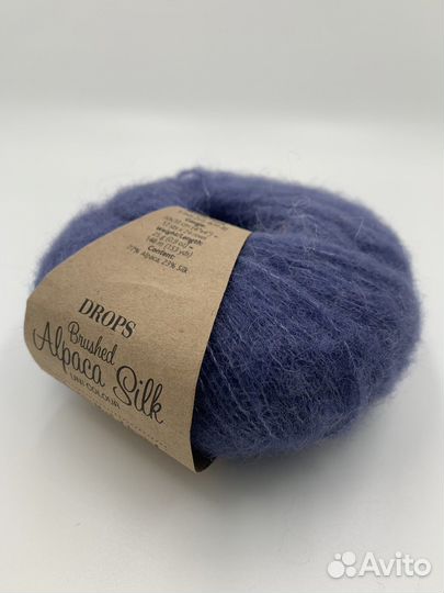 Пряжа Drops Alpaca silk brushed