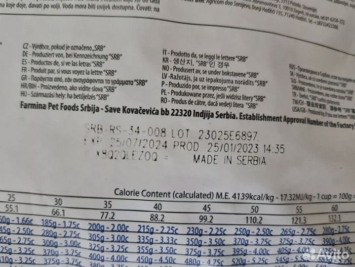 Беззерновой корм Farmina N&D Pumpkin Medium & Maxi