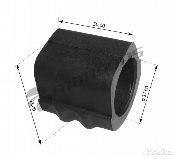 Втулка стабилизатора mercedes переднего (50x36.5)