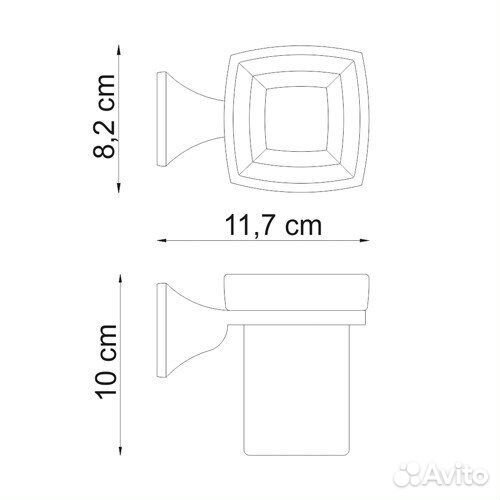 Wasserkraft K-2528 Стакан для зубных ще