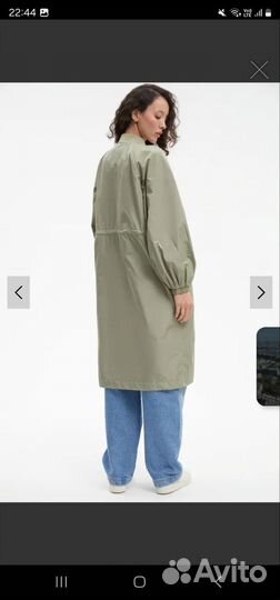 Плащ с кулиской