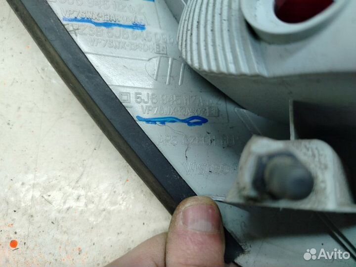 Фонарь задний правый Skoda Fabia 2007-2015