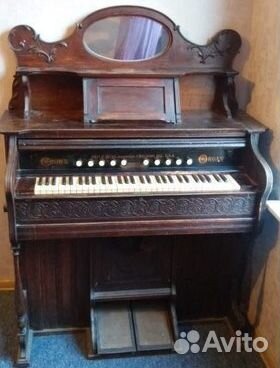 Фисгармония Сrown Chicago USA конец 19 века