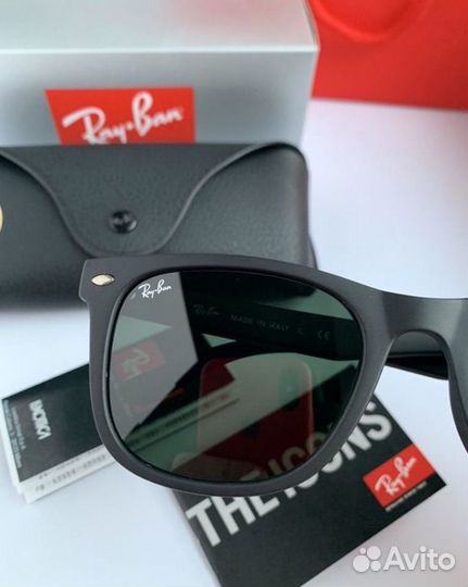 Очки ray ban wayfarer rb4381 зеленые