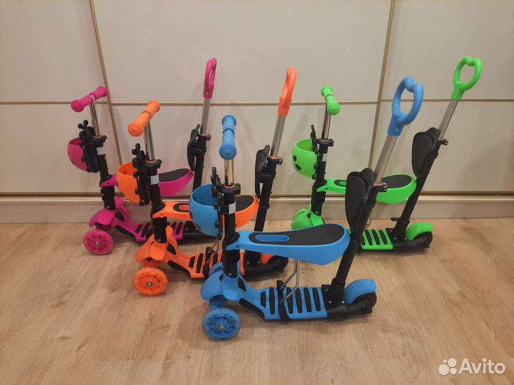 Детский самокат-беговел