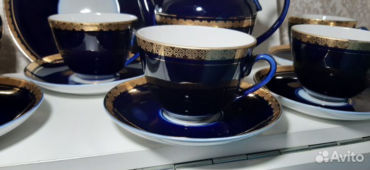 Сервиз лфз кобальт СССР