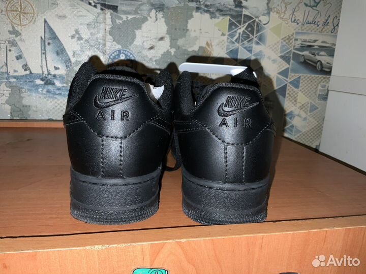 Кроссовки nike air force 1 черные