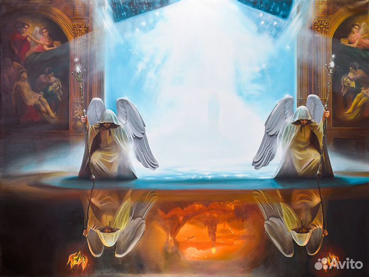 Лето, ангелы и горы, кисти Анны Давыдченко