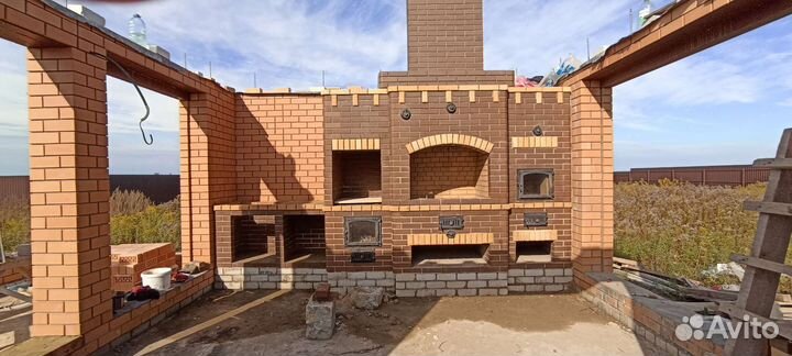 Строительство домов из газобетона и барбекюкомпл